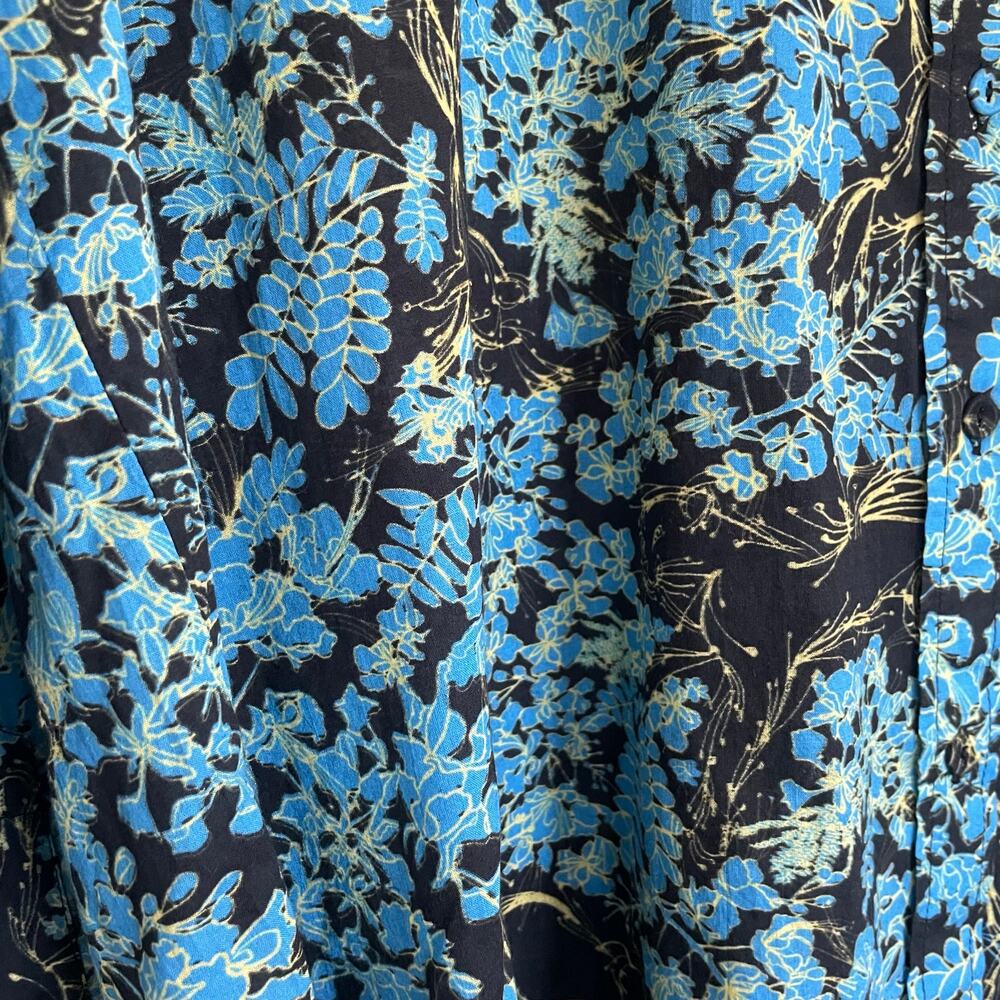 Coniglio Palm Beach Gulf Coast Poinciana Button Down 8 Vacation Resortwear Boho - Picture 6 of 13